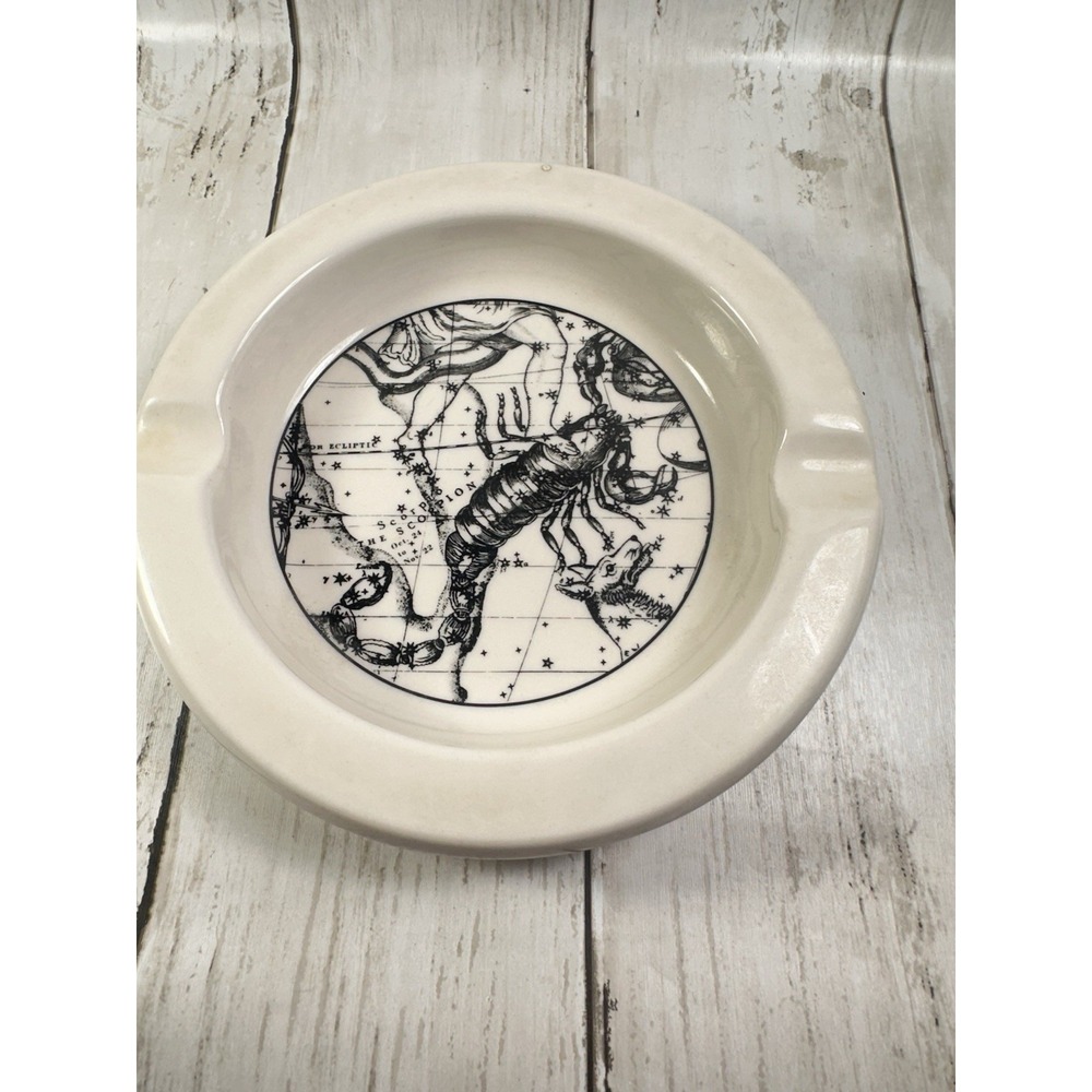 China By Iroquois Syracuse NY Horoscope Scorpio Ashtray Astrology